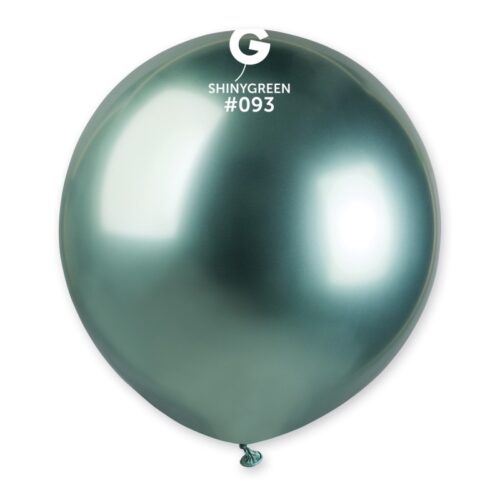 Lateks balon shiny/chrome 19" - Green