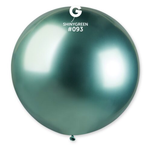 Lateks balon shiny/chrome 31" - Green