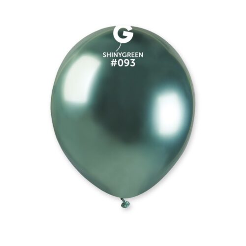 Lateks balon shiny/chrome 5" - Green