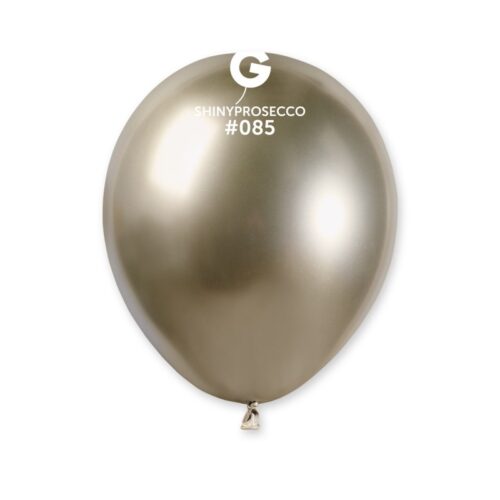 Lateks balon shiny/chrome 5" - Prosecco