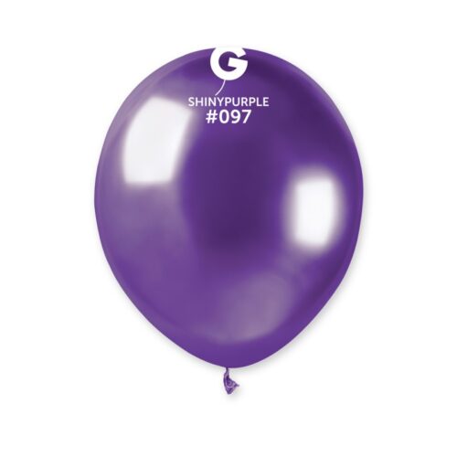 Lateks balon shiny/chrome 5" - Purple