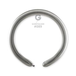 Lateks balon shiny/chrome modeling, D4 - Silver