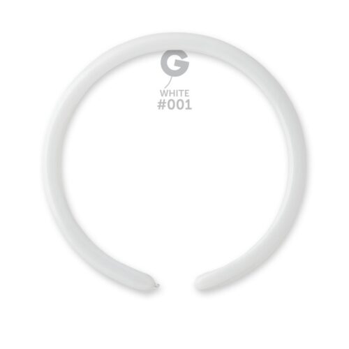 Lateks balon pastel modeling, D2 - White