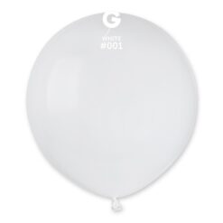 Lateks balon pastel 19" - White