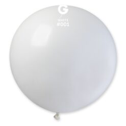 Lateks balon pastel 31" - White