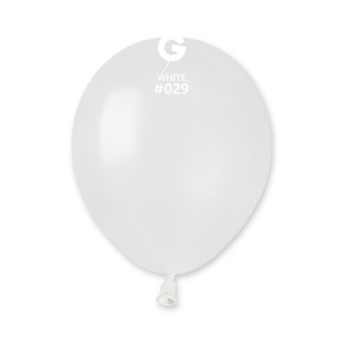 Lateks balon pastel 5" - White