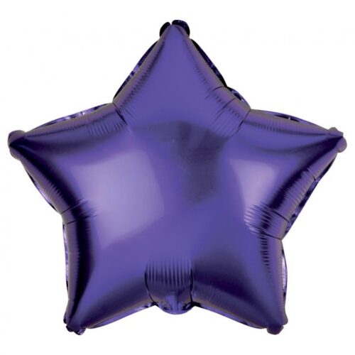 Folijski balon zvijezda, Ljubičasta 19"