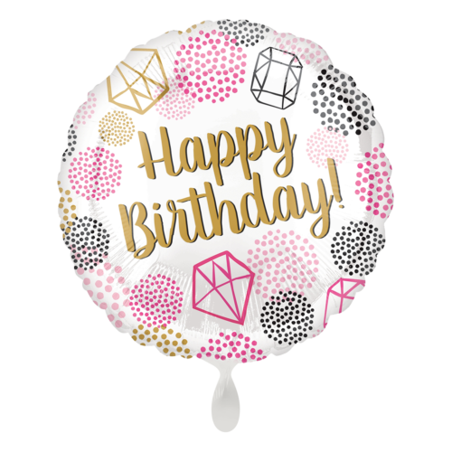Folijski balon - Happy Birthday dijamanti, Anagram