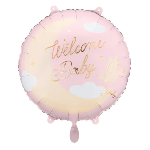 Folijski balon - Welcome baby girl