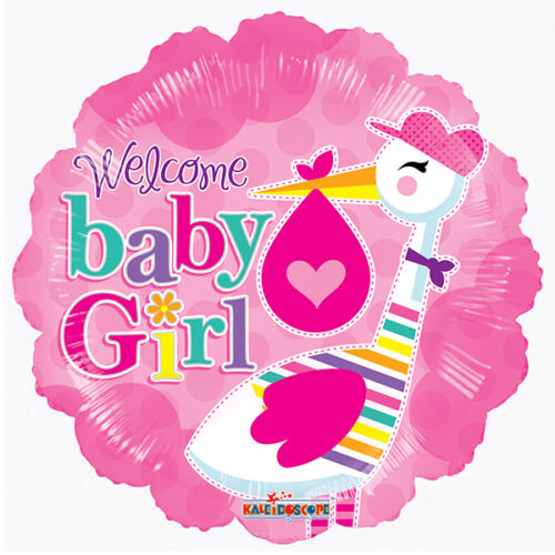 Folijski balon - Baby girl roda