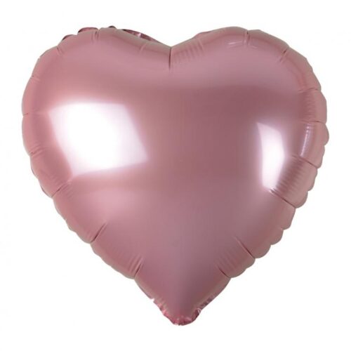 Folijski balon srce, Svijetlo roza 18"