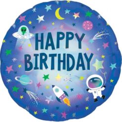Folijski balon - Happy birthday svemir