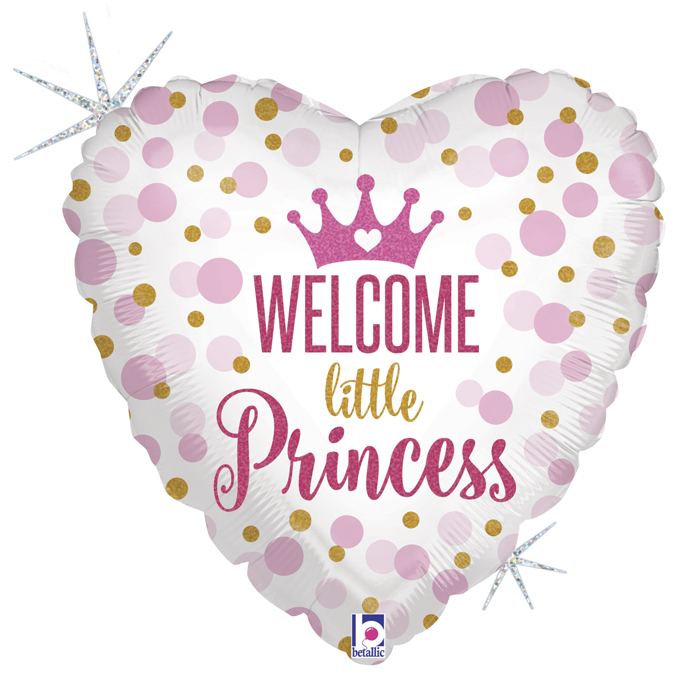 Folijski balon - Welcome Little Princess