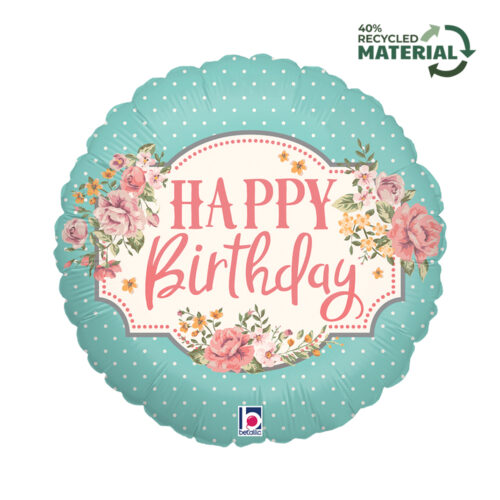 Folijski balon - Antique birthday