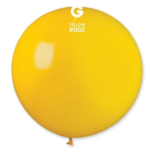 Lateks balon pastel 31" - Yellow