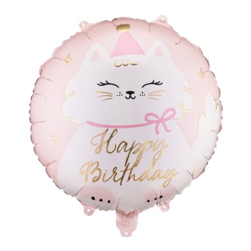 Folijski balon - Happy Birthday Mačka
