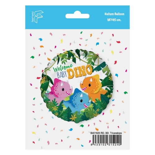 Folijski balon - Welcome baby dino