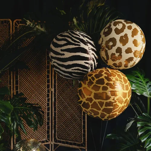Alternative view of Folijski balon - ORBZ kugla Zebra