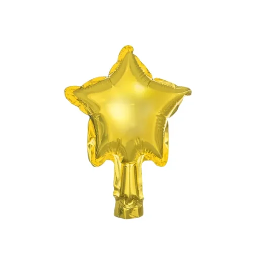 Folijski balon zvijezda 12 cm, zlatna 25/1